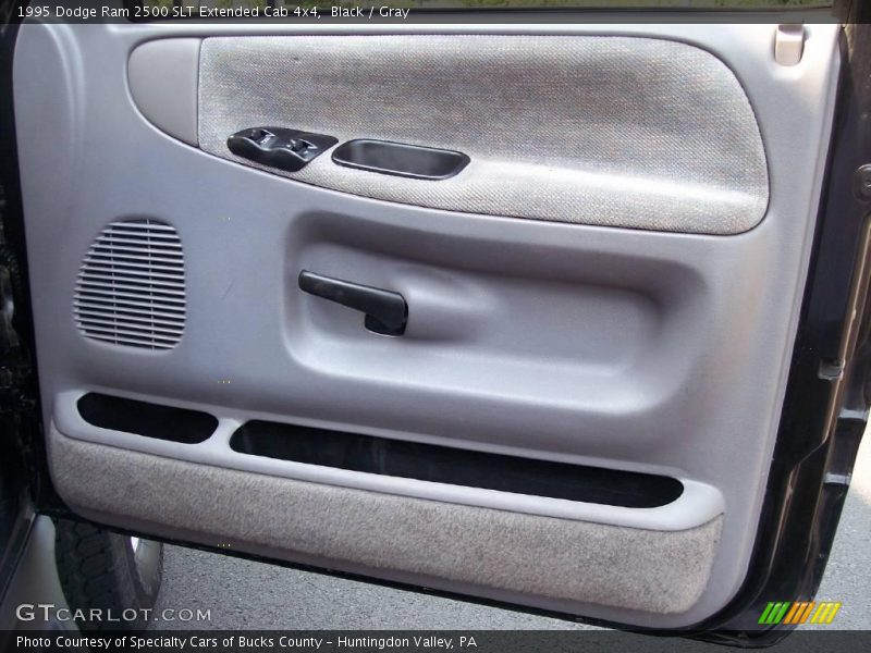 Black / Gray 1995 Dodge Ram 2500 SLT Extended Cab 4x4