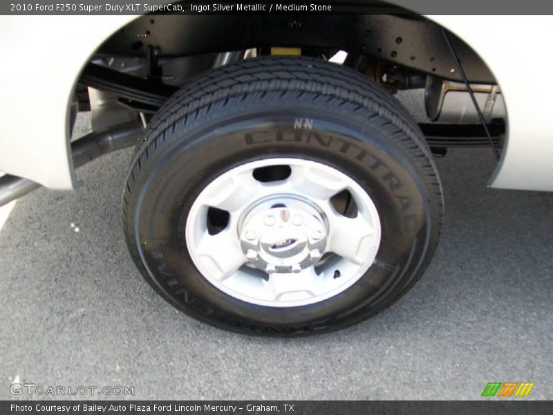 Ingot Silver Metallic / Medium Stone 2010 Ford F250 Super Duty XLT SuperCab