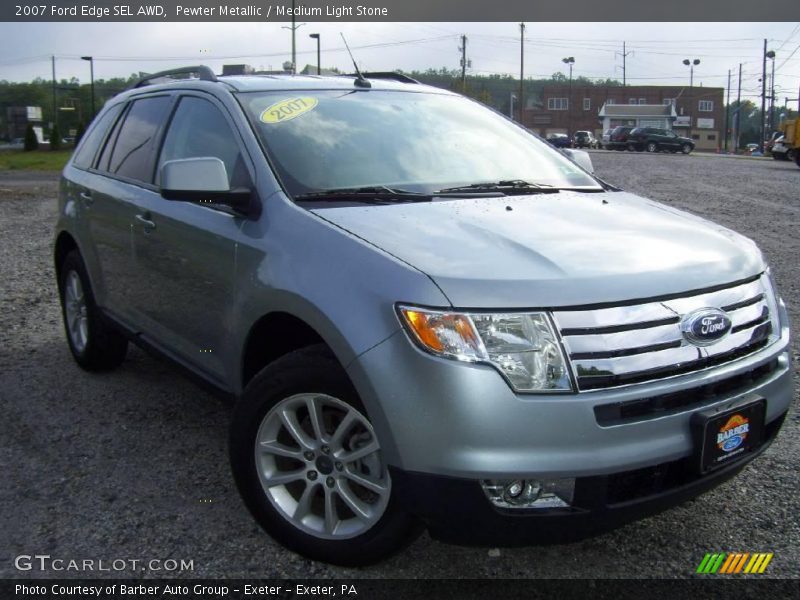 Pewter Metallic / Medium Light Stone 2007 Ford Edge SEL AWD