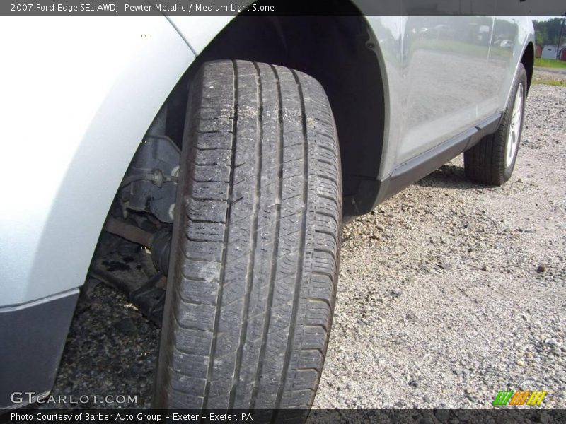 Pewter Metallic / Medium Light Stone 2007 Ford Edge SEL AWD