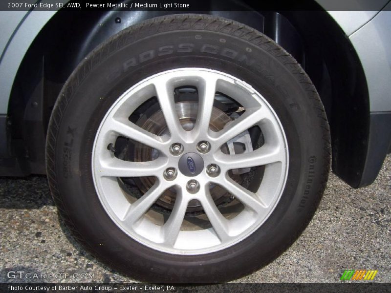Pewter Metallic / Medium Light Stone 2007 Ford Edge SEL AWD