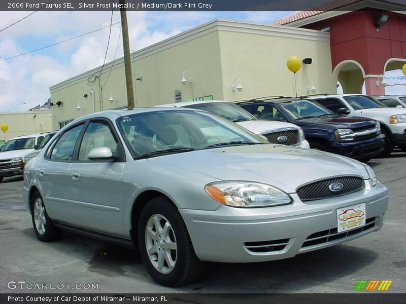 Silver Frost Metallic / Medium/Dark Flint Grey 2006 Ford Taurus SEL