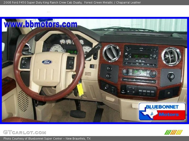 Forest Green Metallic / Chaparral Leather 2008 Ford F450 Super Duty King Ranch Crew Cab Dually
