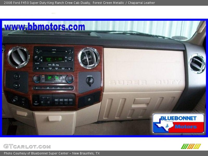 Forest Green Metallic / Chaparral Leather 2008 Ford F450 Super Duty King Ranch Crew Cab Dually