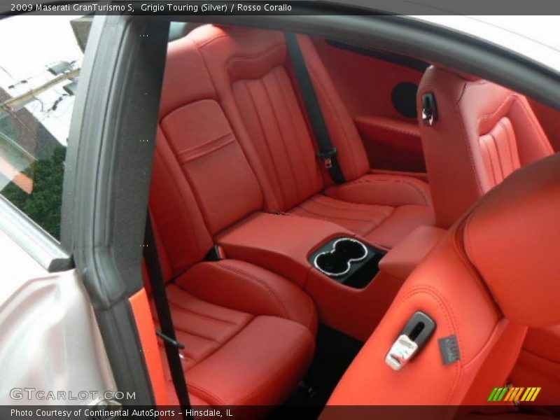 Grigio Touring (Silver) / Rosso Corallo 2009 Maserati GranTurismo S