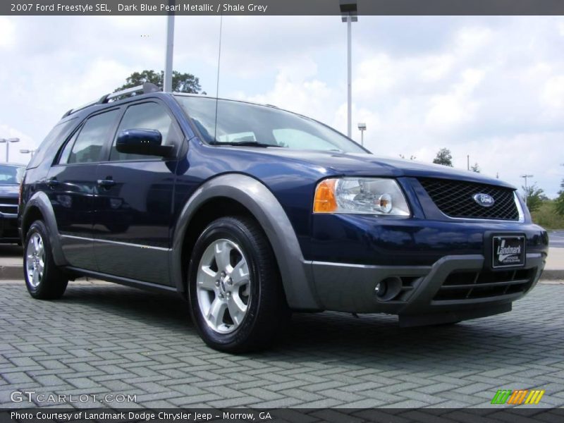 Dark Blue Pearl Metallic / Shale Grey 2007 Ford Freestyle SEL