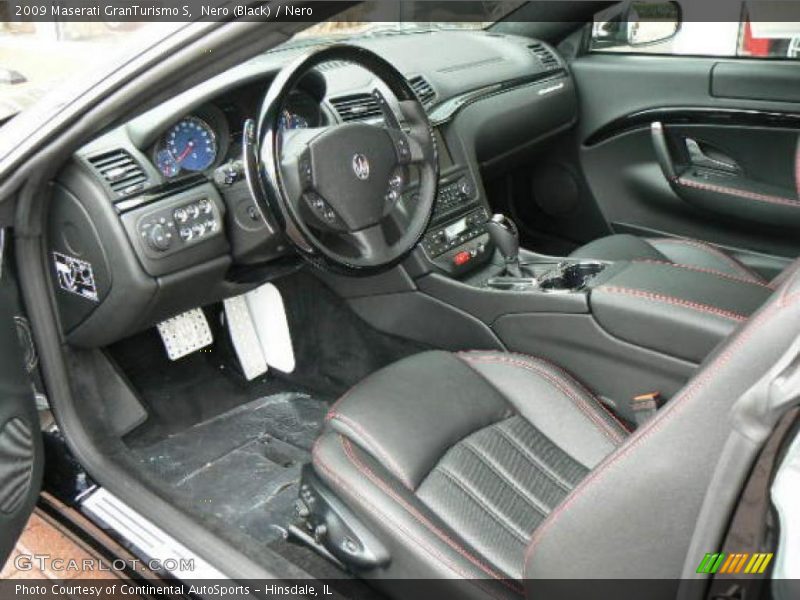 Nero (Black) / Nero 2009 Maserati GranTurismo S
