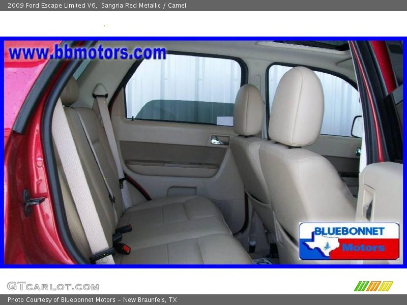 Sangria Red Metallic / Camel 2009 Ford Escape Limited V6