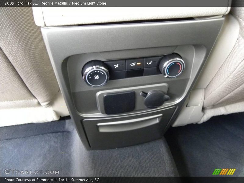 Redfire Metallic / Medium Light Stone 2009 Ford Flex SE