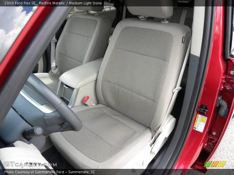 Redfire Metallic / Medium Light Stone 2009 Ford Flex SE