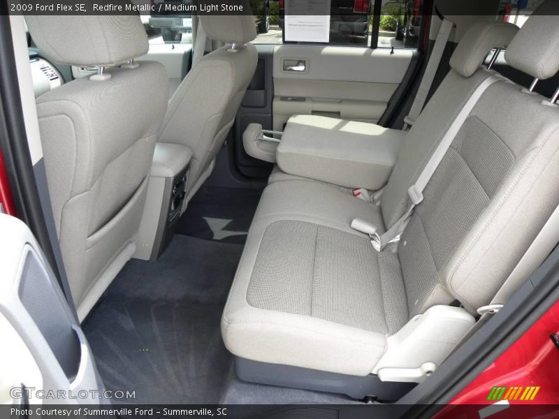 Redfire Metallic / Medium Light Stone 2009 Ford Flex SE