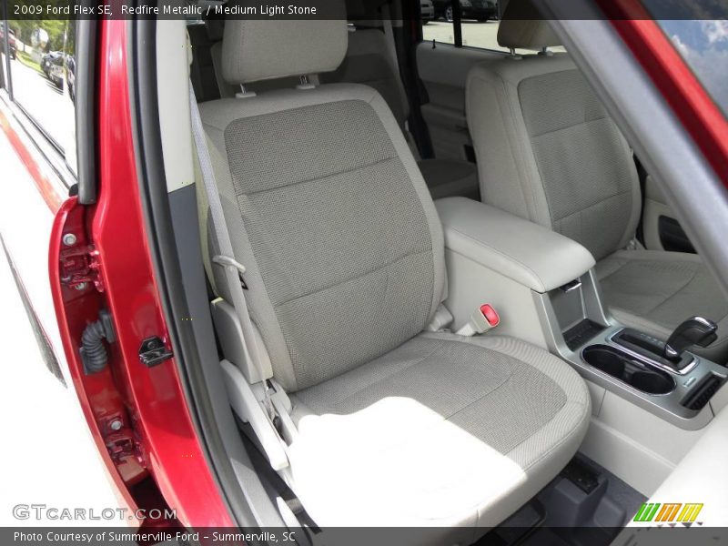 Redfire Metallic / Medium Light Stone 2009 Ford Flex SE