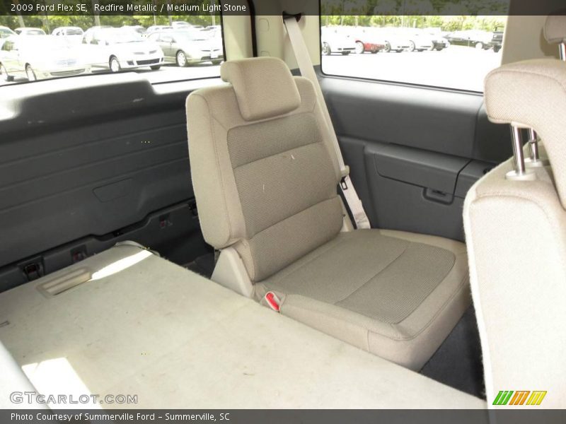 Redfire Metallic / Medium Light Stone 2009 Ford Flex SE
