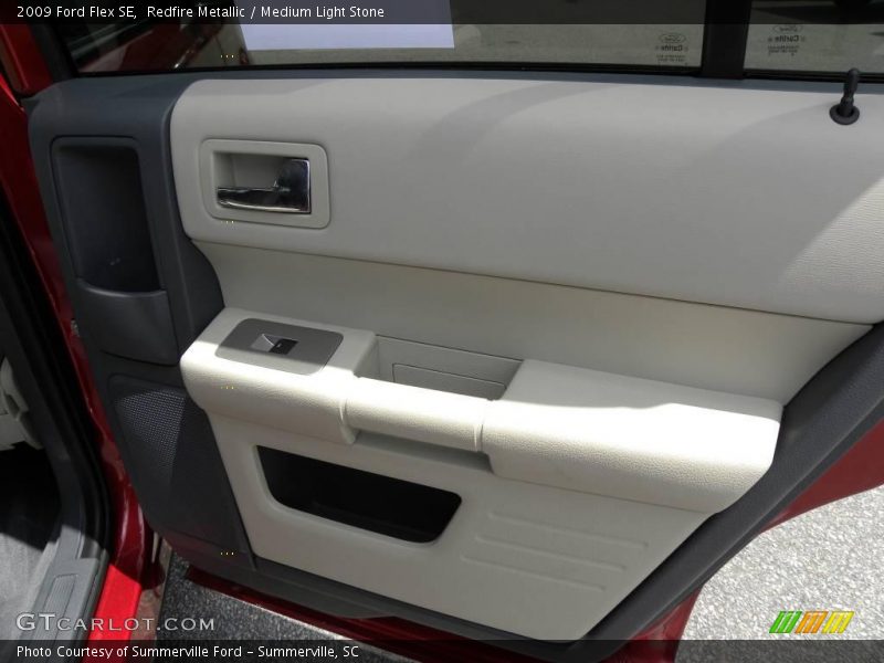 Redfire Metallic / Medium Light Stone 2009 Ford Flex SE