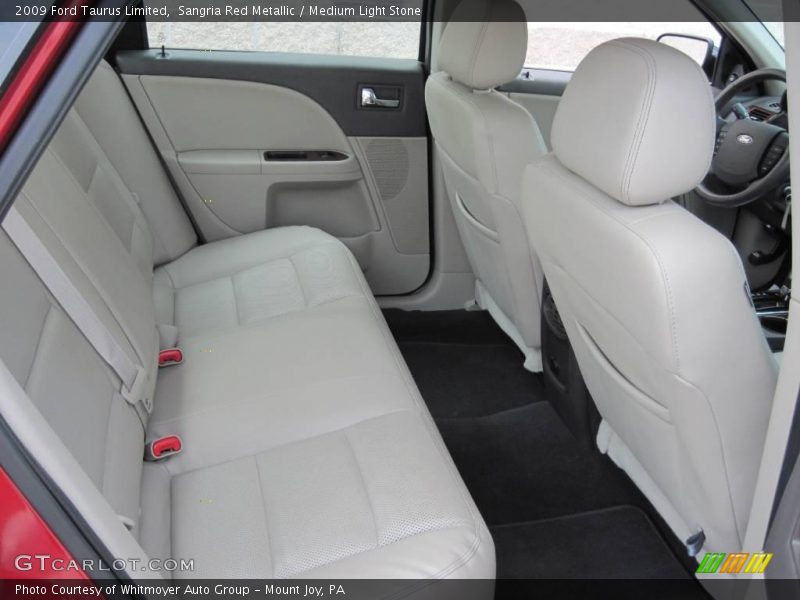 Sangria Red Metallic / Medium Light Stone 2009 Ford Taurus Limited
