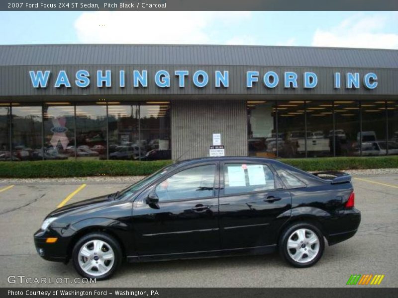 Pitch Black / Charcoal 2007 Ford Focus ZX4 ST Sedan