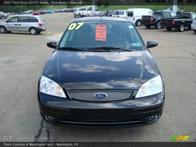 Pitch Black / Charcoal 2007 Ford Focus ZX4 ST Sedan