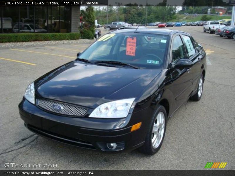 Pitch Black / Charcoal 2007 Ford Focus ZX4 ST Sedan