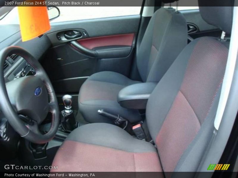Pitch Black / Charcoal 2007 Ford Focus ZX4 ST Sedan