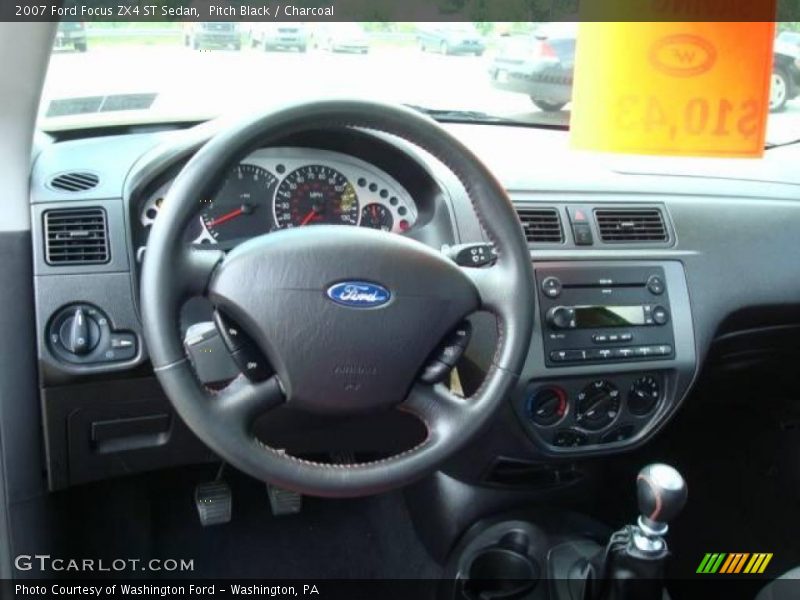 Pitch Black / Charcoal 2007 Ford Focus ZX4 ST Sedan