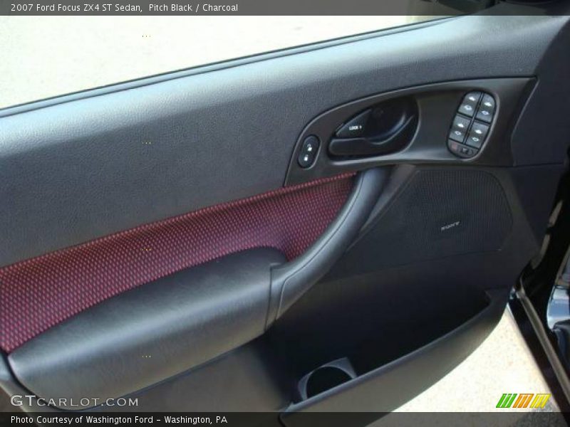 Pitch Black / Charcoal 2007 Ford Focus ZX4 ST Sedan