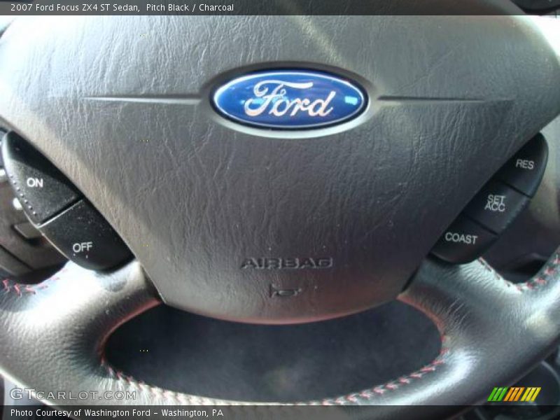 Pitch Black / Charcoal 2007 Ford Focus ZX4 ST Sedan
