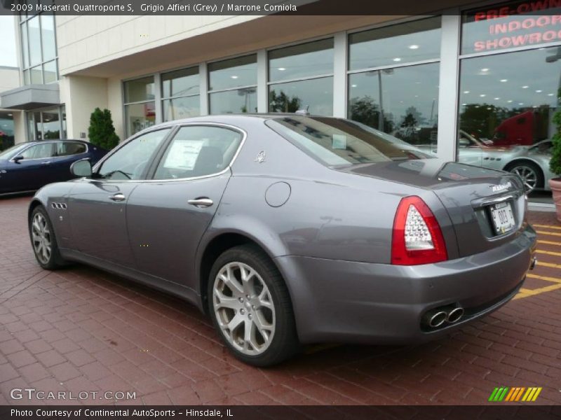 Grigio Alfieri (Grey) / Marrone Corniola 2009 Maserati Quattroporte S