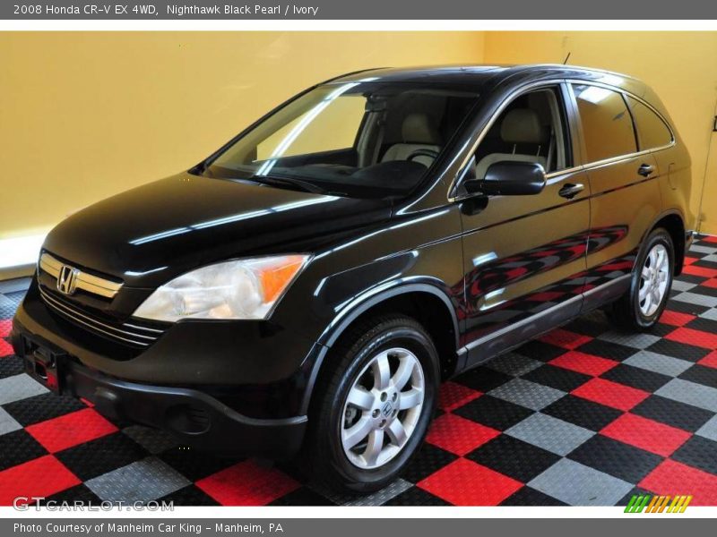 Nighthawk Black Pearl / Ivory 2008 Honda CR-V EX 4WD
