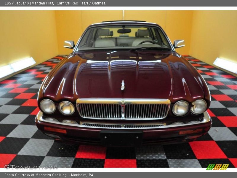 Carnival Red Pearl / Oatmeal 1997 Jaguar XJ Vanden Plas