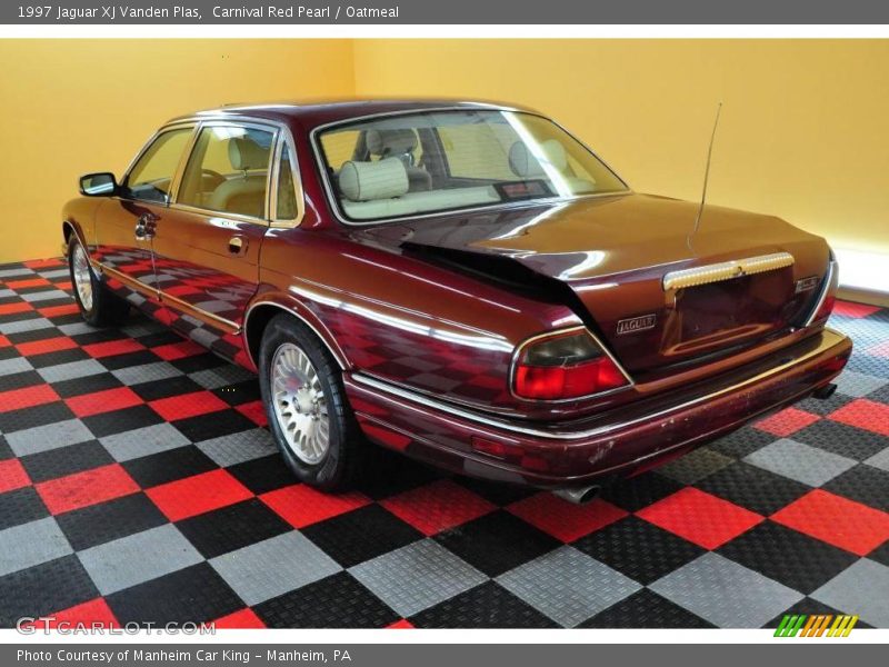 Carnival Red Pearl / Oatmeal 1997 Jaguar XJ Vanden Plas