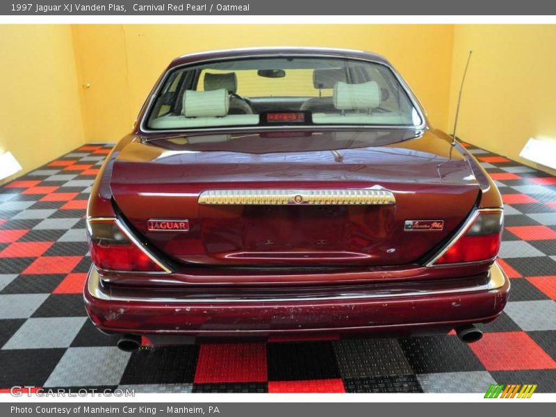 Carnival Red Pearl / Oatmeal 1997 Jaguar XJ Vanden Plas