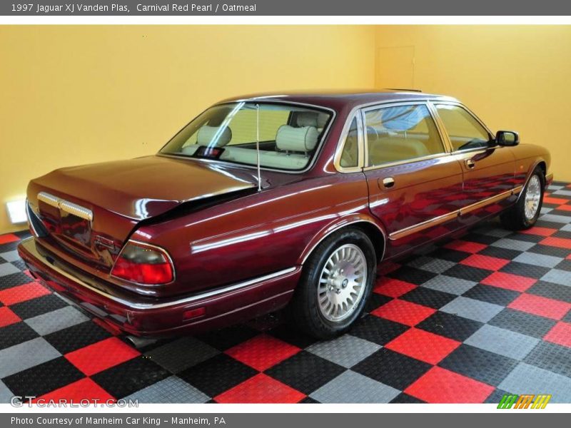 Carnival Red Pearl / Oatmeal 1997 Jaguar XJ Vanden Plas