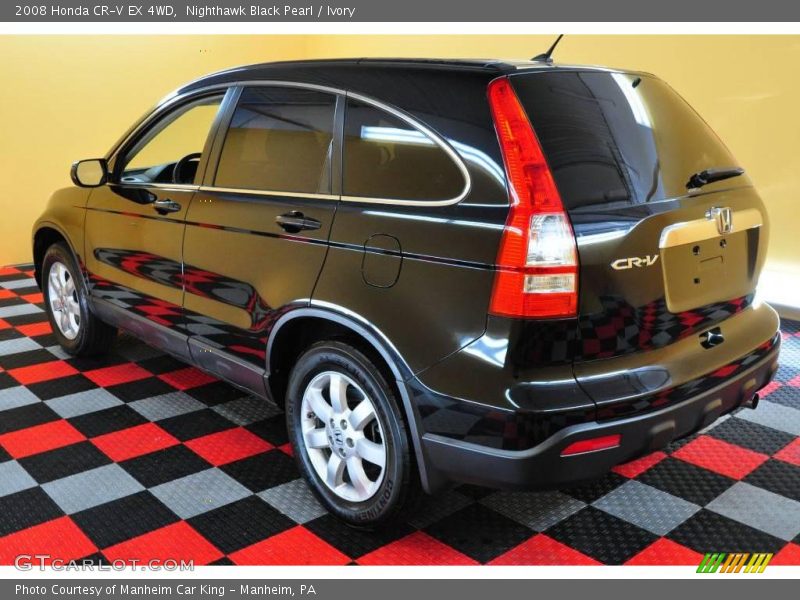 Nighthawk Black Pearl / Ivory 2008 Honda CR-V EX 4WD