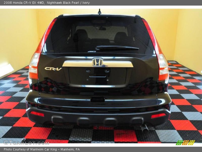 Nighthawk Black Pearl / Ivory 2008 Honda CR-V EX 4WD