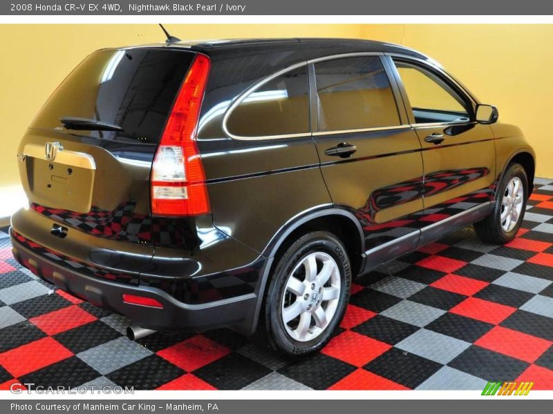 Nighthawk Black Pearl / Ivory 2008 Honda CR-V EX 4WD