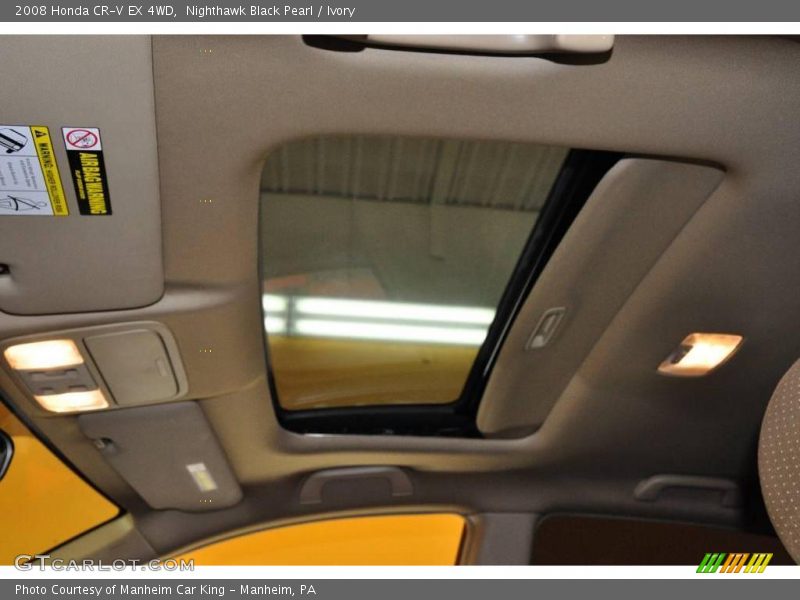 Nighthawk Black Pearl / Ivory 2008 Honda CR-V EX 4WD