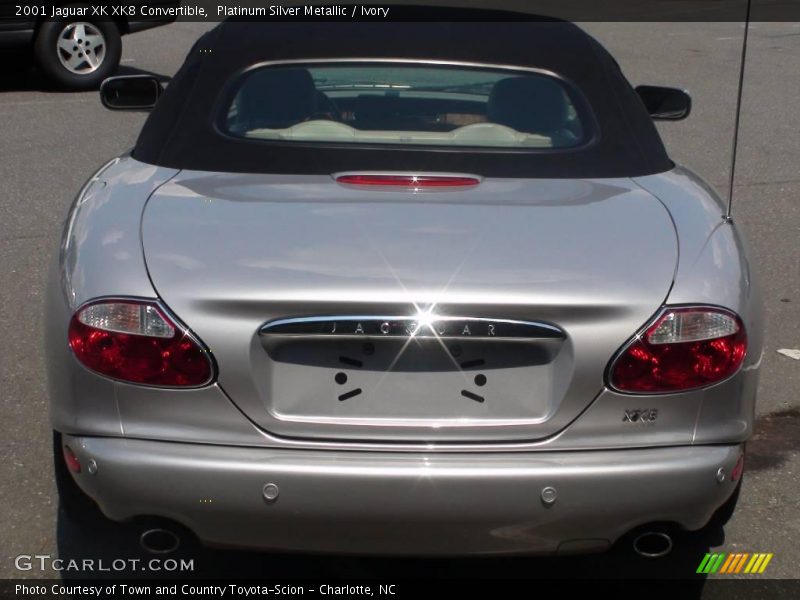 Platinum Silver Metallic / Ivory 2001 Jaguar XK XK8 Convertible