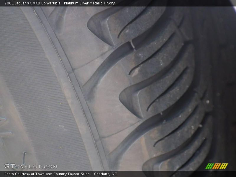 Platinum Silver Metallic / Ivory 2001 Jaguar XK XK8 Convertible