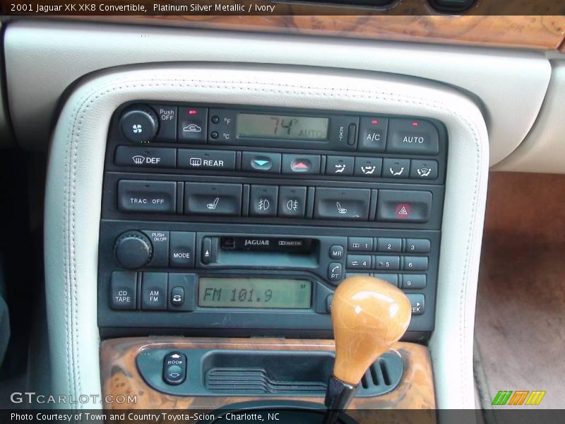 Platinum Silver Metallic / Ivory 2001 Jaguar XK XK8 Convertible