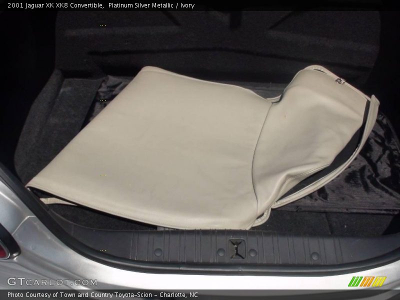 Platinum Silver Metallic / Ivory 2001 Jaguar XK XK8 Convertible