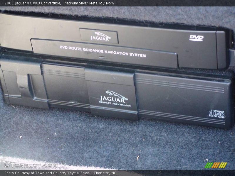 Platinum Silver Metallic / Ivory 2001 Jaguar XK XK8 Convertible