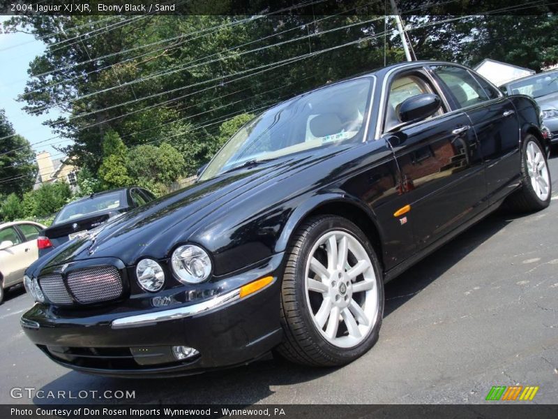 Ebony Black / Sand 2004 Jaguar XJ XJR