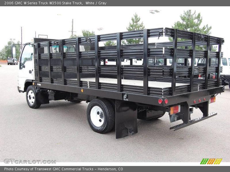 White / Gray 2006 GMC W Series Truck W3500 Stake Truck