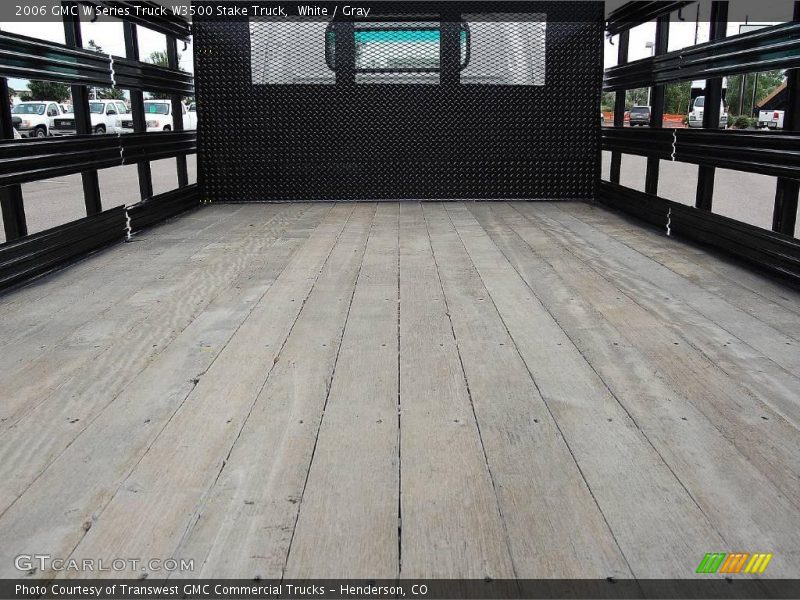 White / Gray 2006 GMC W Series Truck W3500 Stake Truck