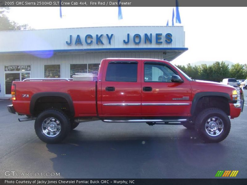 Fire Red / Dark Pewter 2005 GMC Sierra 2500HD SLT Crew Cab 4x4