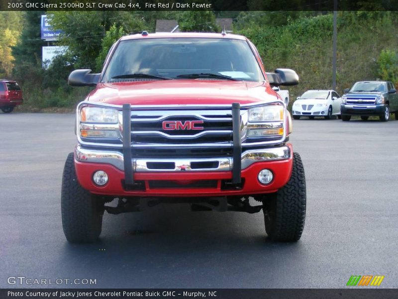 Fire Red / Dark Pewter 2005 GMC Sierra 2500HD SLT Crew Cab 4x4
