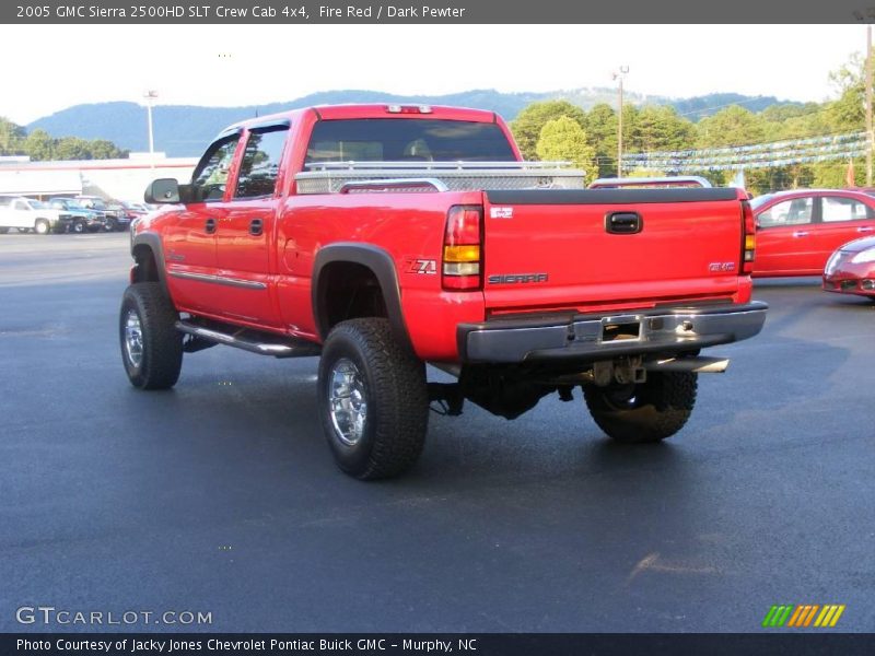 Fire Red / Dark Pewter 2005 GMC Sierra 2500HD SLT Crew Cab 4x4