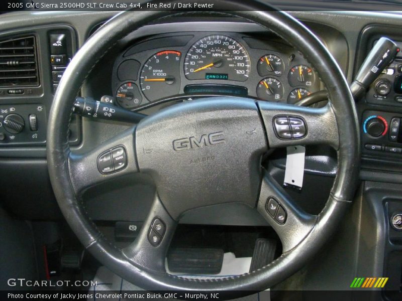 Fire Red / Dark Pewter 2005 GMC Sierra 2500HD SLT Crew Cab 4x4