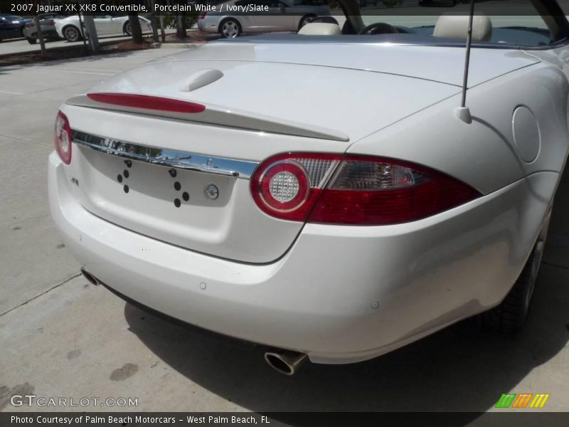Porcelain White / Ivory/Slate 2007 Jaguar XK XK8 Convertible