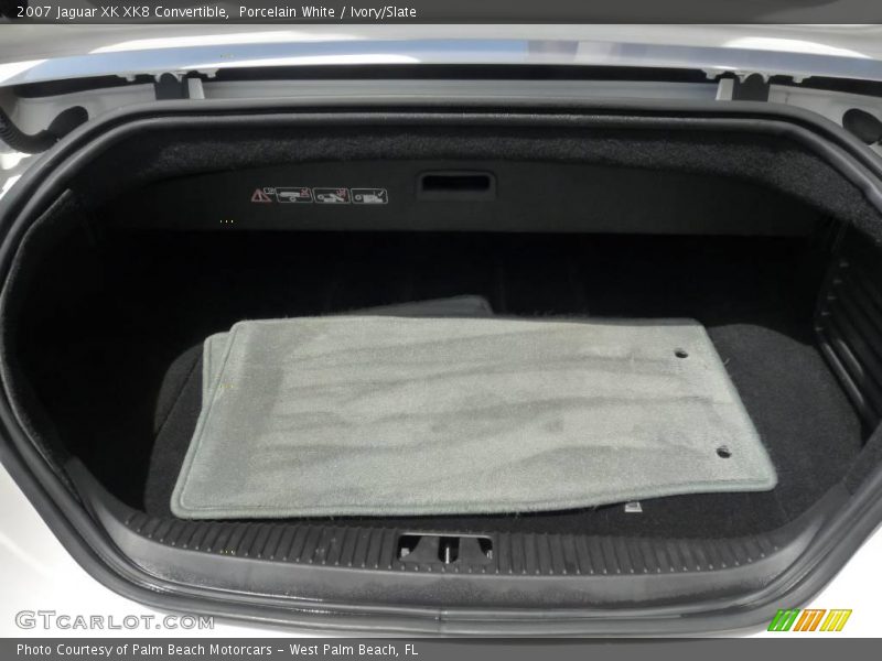 Porcelain White / Ivory/Slate 2007 Jaguar XK XK8 Convertible